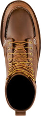 Bull Run Moc Toe 8" Tobacco Steel Toe | Danner For Sale