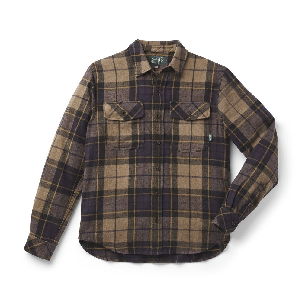 Cedar Mill Cotton Flannel Shirt Navy/Olive Tartan Plaid | Danner On Sale