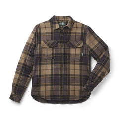 Cedar Mill Cotton Flannel Shirt Navy/Olive Tartan Plaid | Danner On Sale