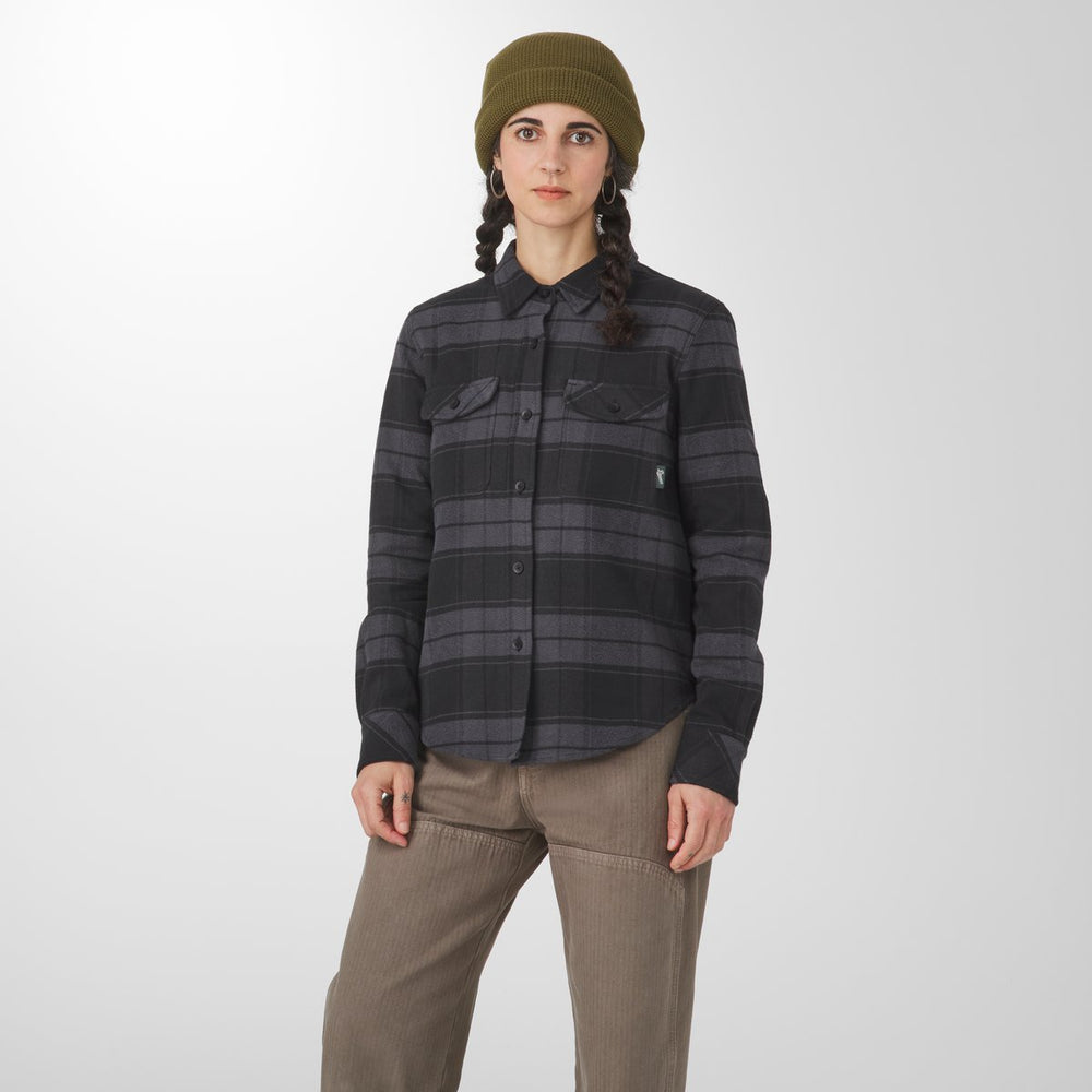 Sauvie Cotton Flannel Shirt Black Plaid | Danner Discount
