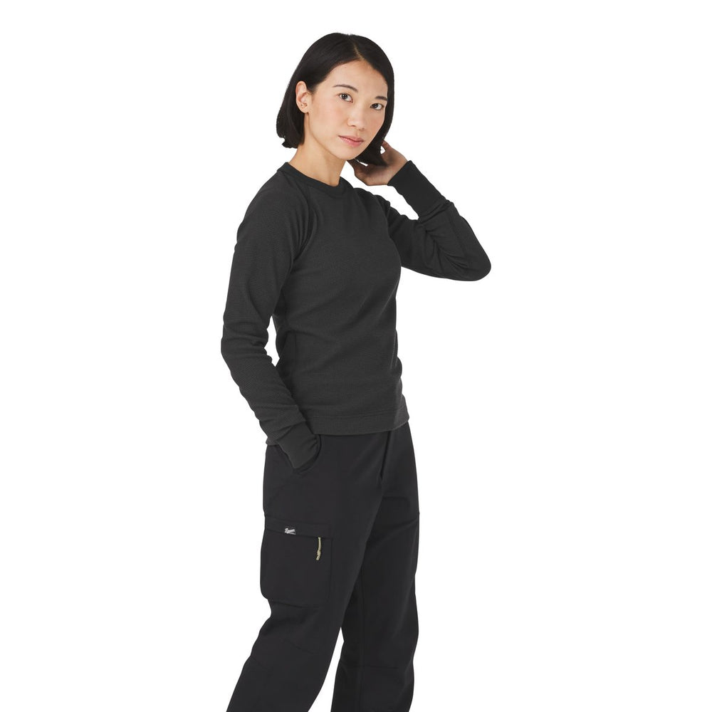 Santiam Waffle LS Tee Black | Danner For Sale