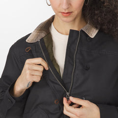 Maywood Waxed Canvas Jacket Black/Earth | Danner