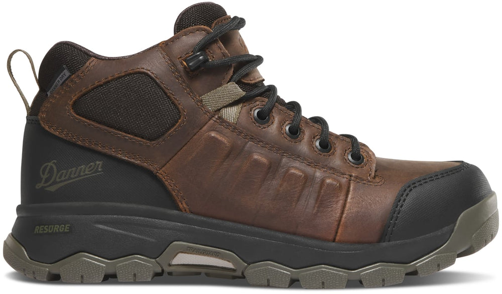 Wheat Ridge Brown/Olive Aluminum Toe | Danner