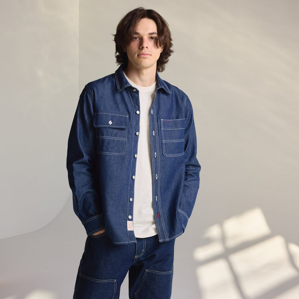 Larch Mt Denim Shirt Dark Wash Indigo | Danner On Sale