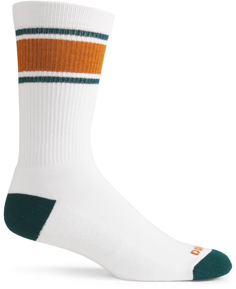 Jag Sock Lightweight Crew - White/Orange | Danner For Sale