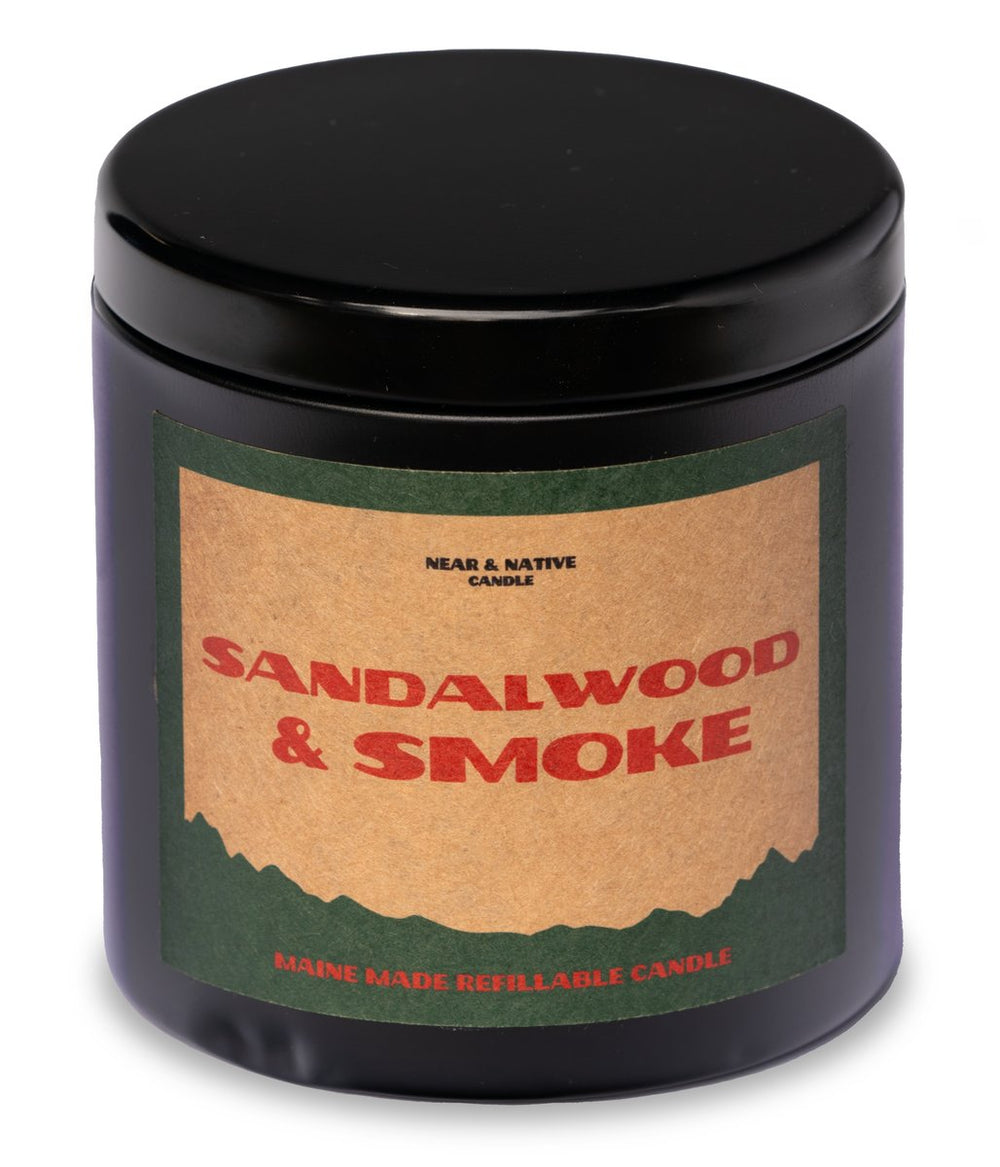 Near & Native Candle 10oz Sandlewood & Smoke | Danner Discount