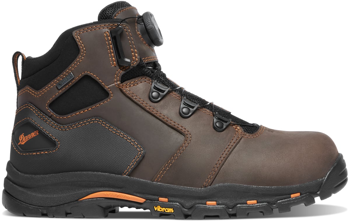 Vicious BOA 4.5" Brown/Orange Composite Toe (NMT) | Danner
