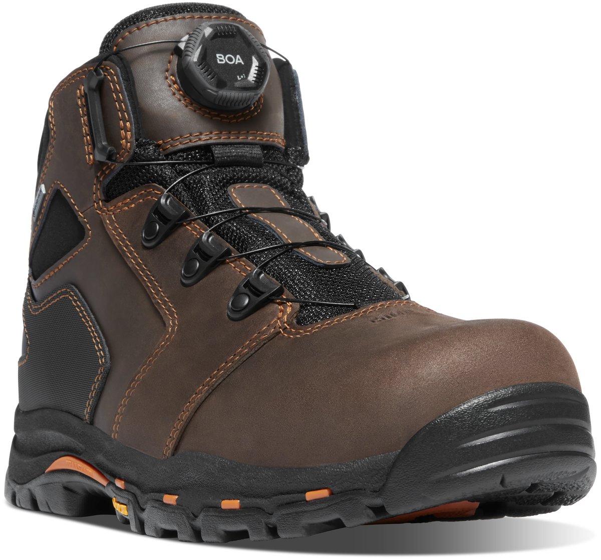 Vicious BOA 4.5" Brown/Orange Composite Toe (NMT) | Danner