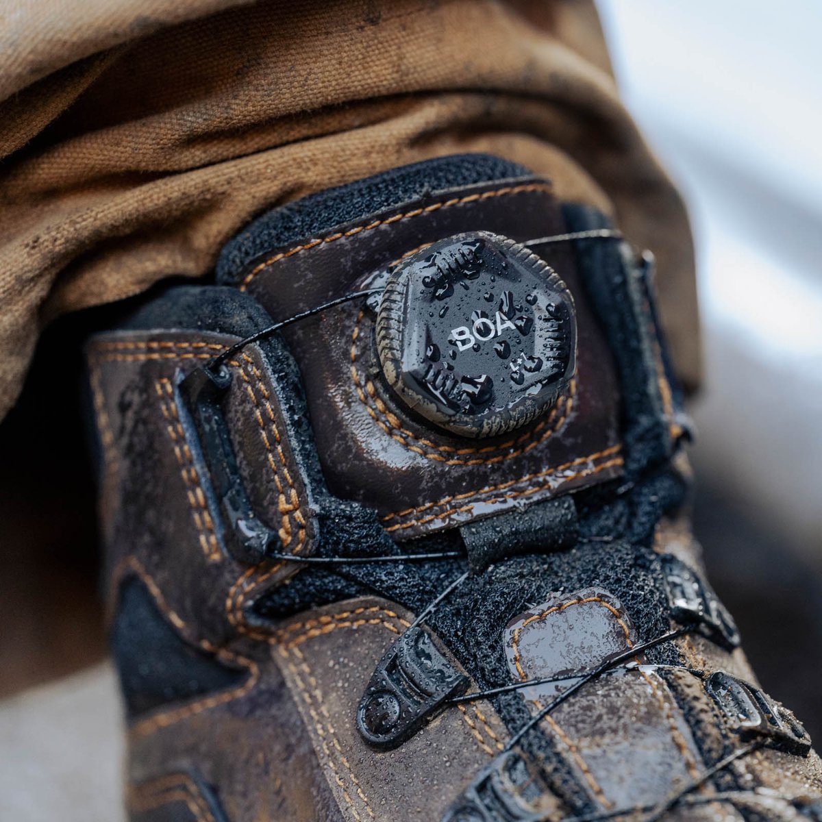 Vicious BOA 4.5" Brown/Orange Composite Toe (NMT) | Danner
