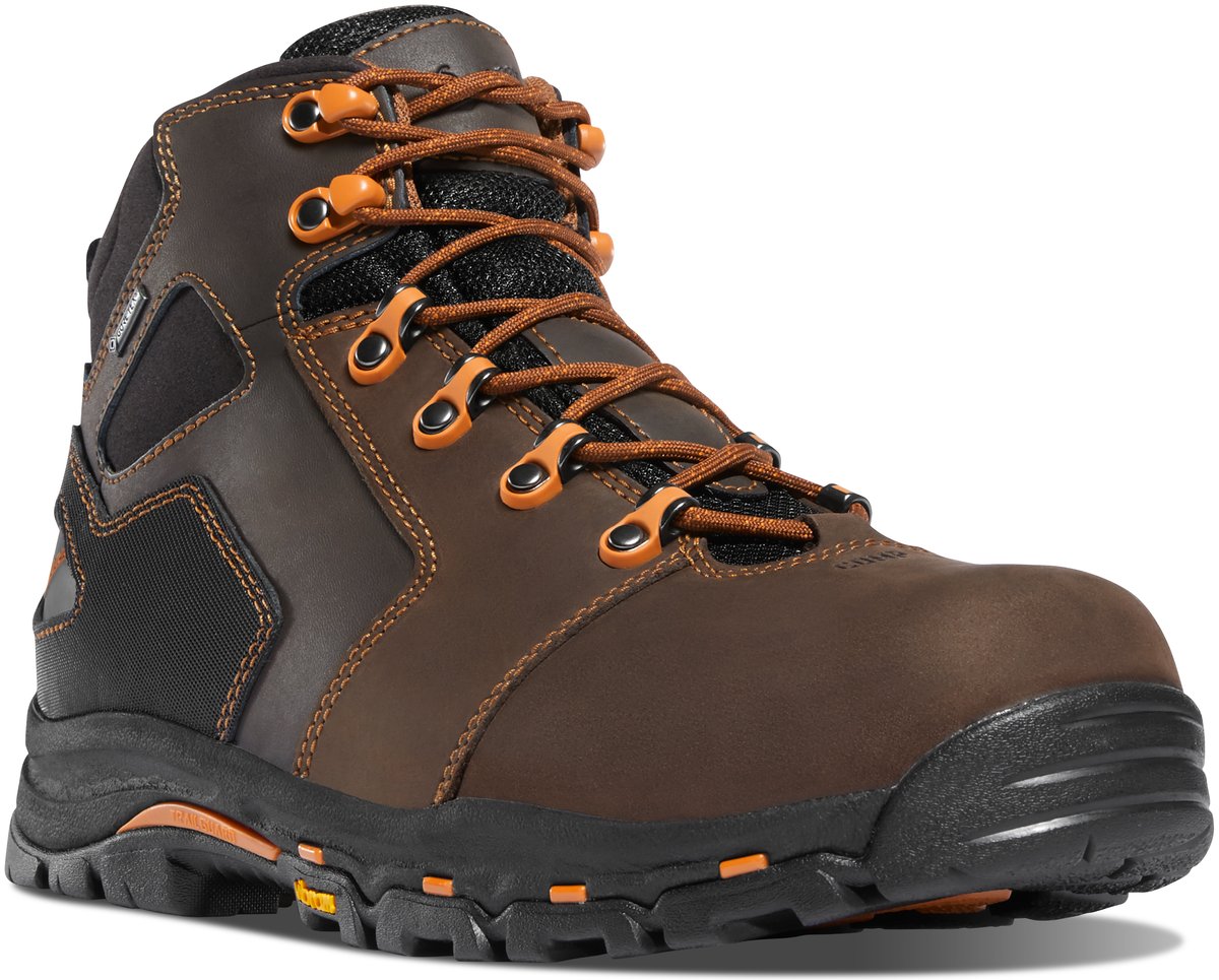 Vicious 4.5" Brown/Orange Composite Toe (NMT) | Danner