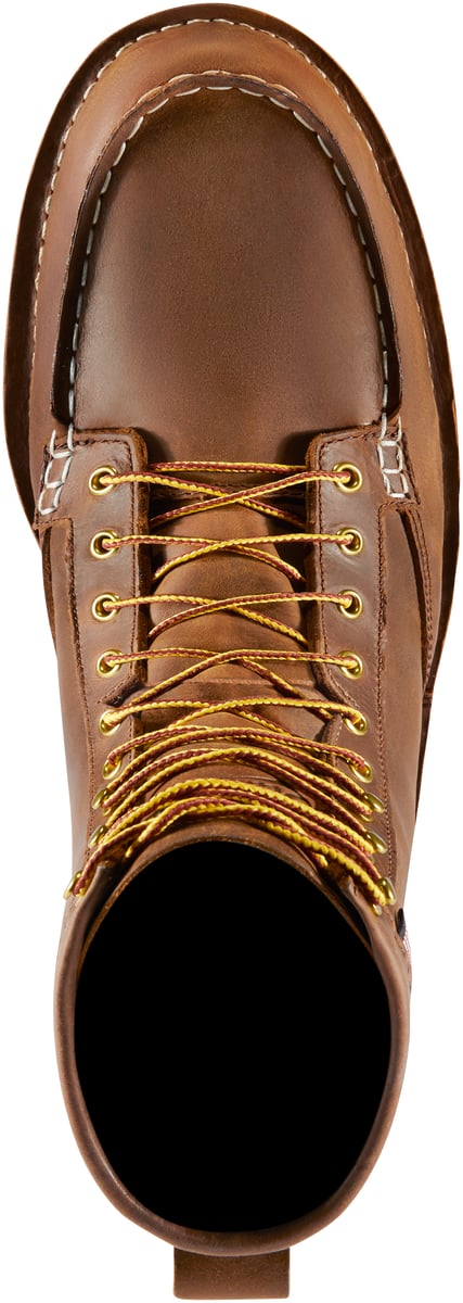 Bull Run Moc Toe 8" Tobacco Steel Toe | Danner For Sale