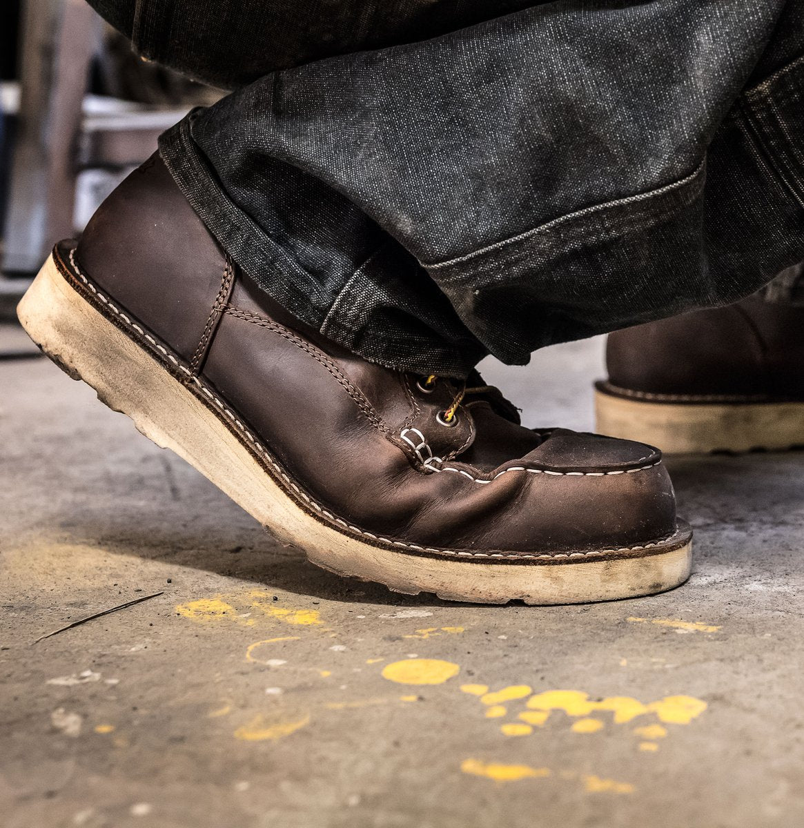 Bull Run Moc Toe 6" Brown Steel Toe | Danner For Sale