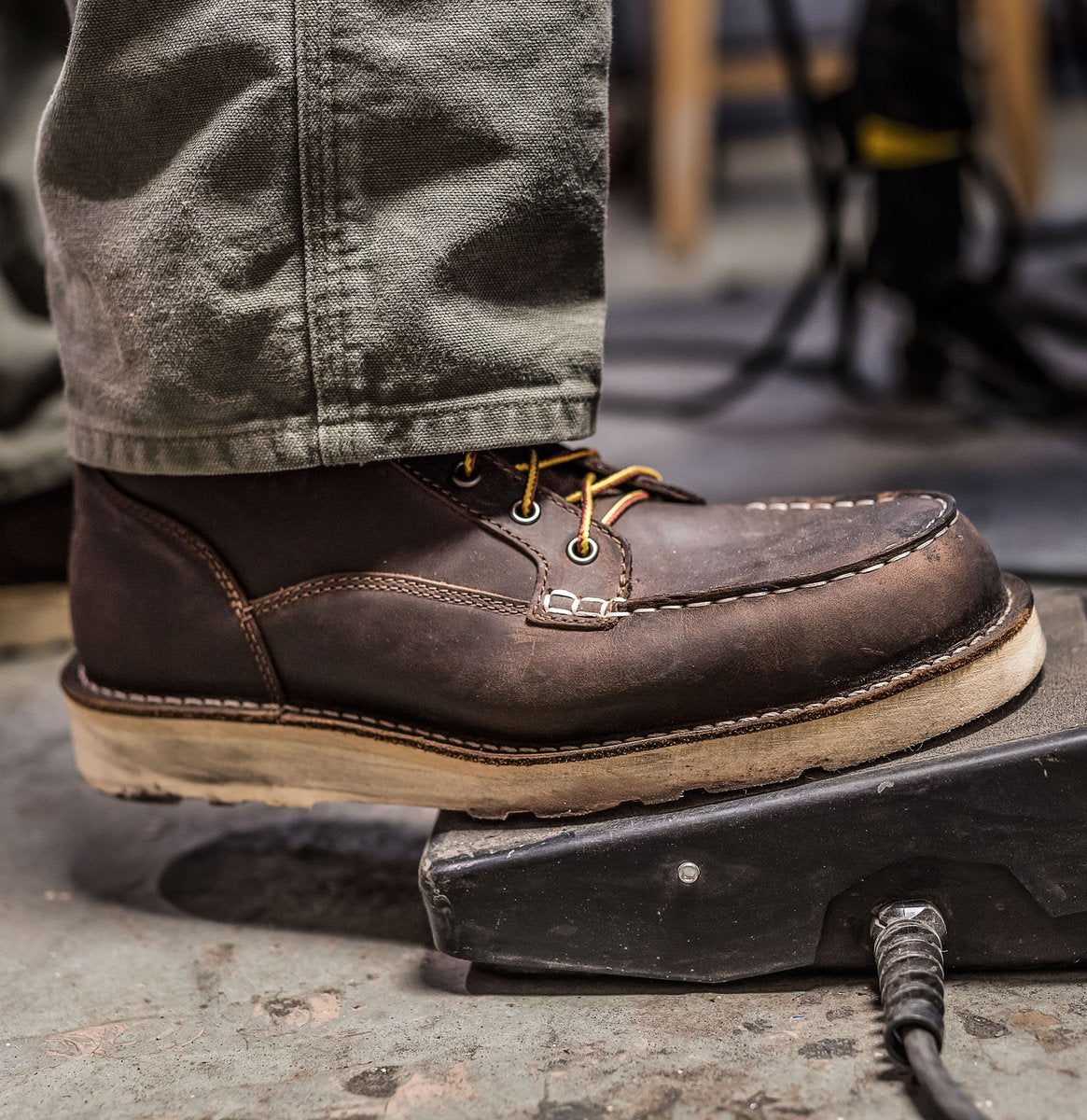 Bull Run Moc Toe 6" Brown Steel Toe | Danner For Sale
