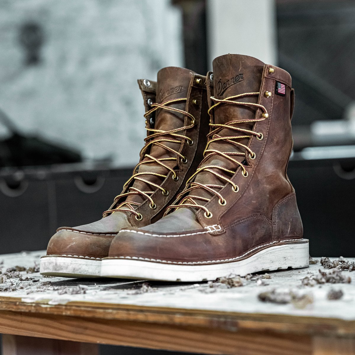 Bull Run Moc Toe 8" Tobacco | Danner Discount