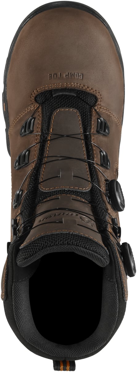 Vicious BOA 8" Brown/Orange Composite Toe (NMT) | Danner For Sale