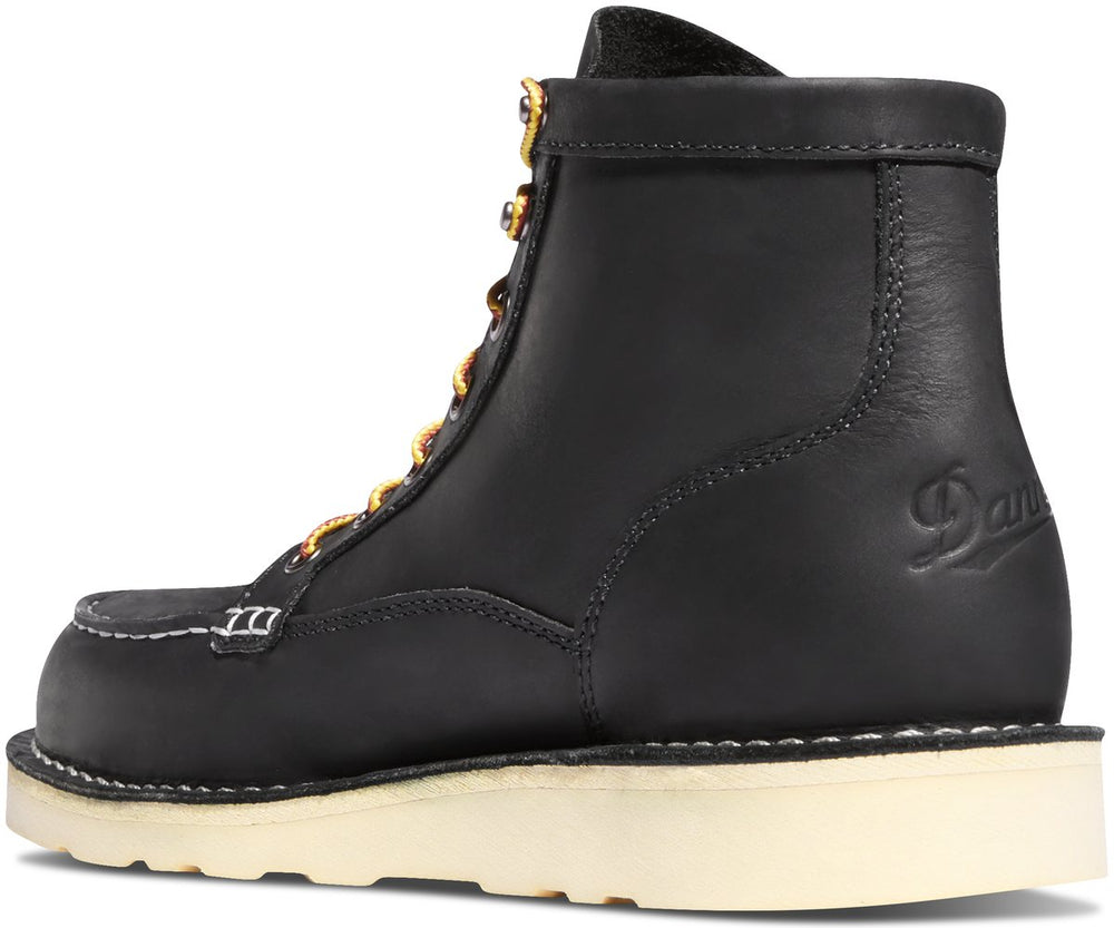 Bull Run Moc Toe 6" Black Steel Toe | Danner Discount