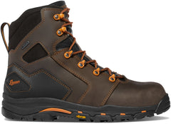 Vicious 6" Brown/Orange Composite Toe (NMT) | Danner On Sale