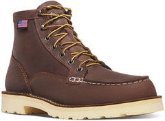 Bull Run Moc Toe 6" Brown - Heel - Steel Toe | Danner For Sale