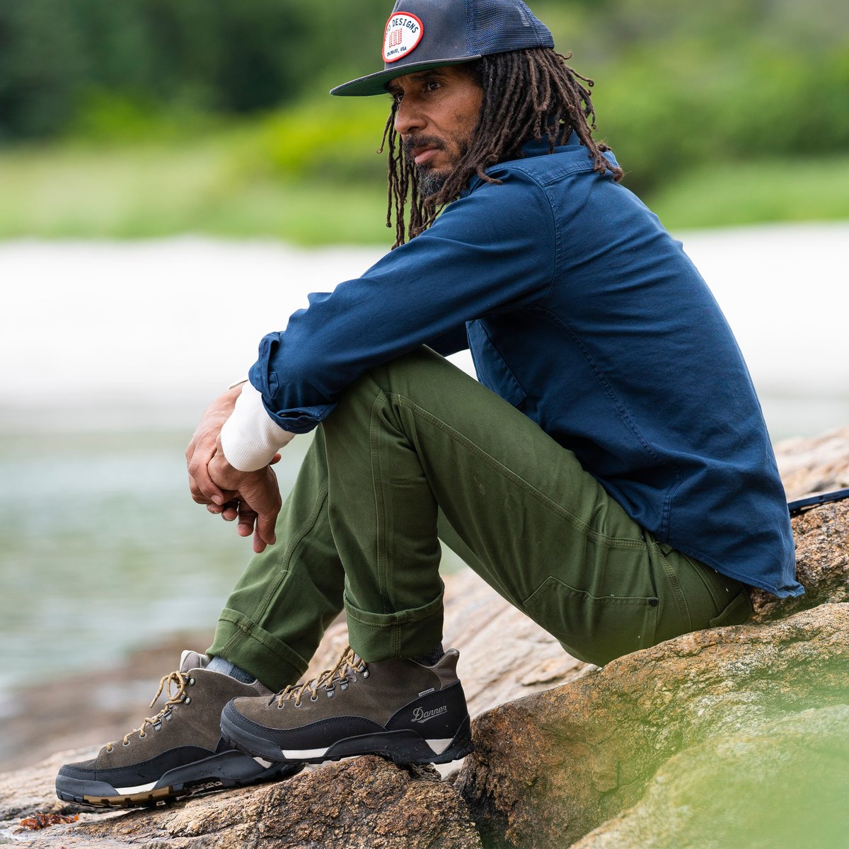 Panorama Mid 6" Black Olive | Danner For Sale