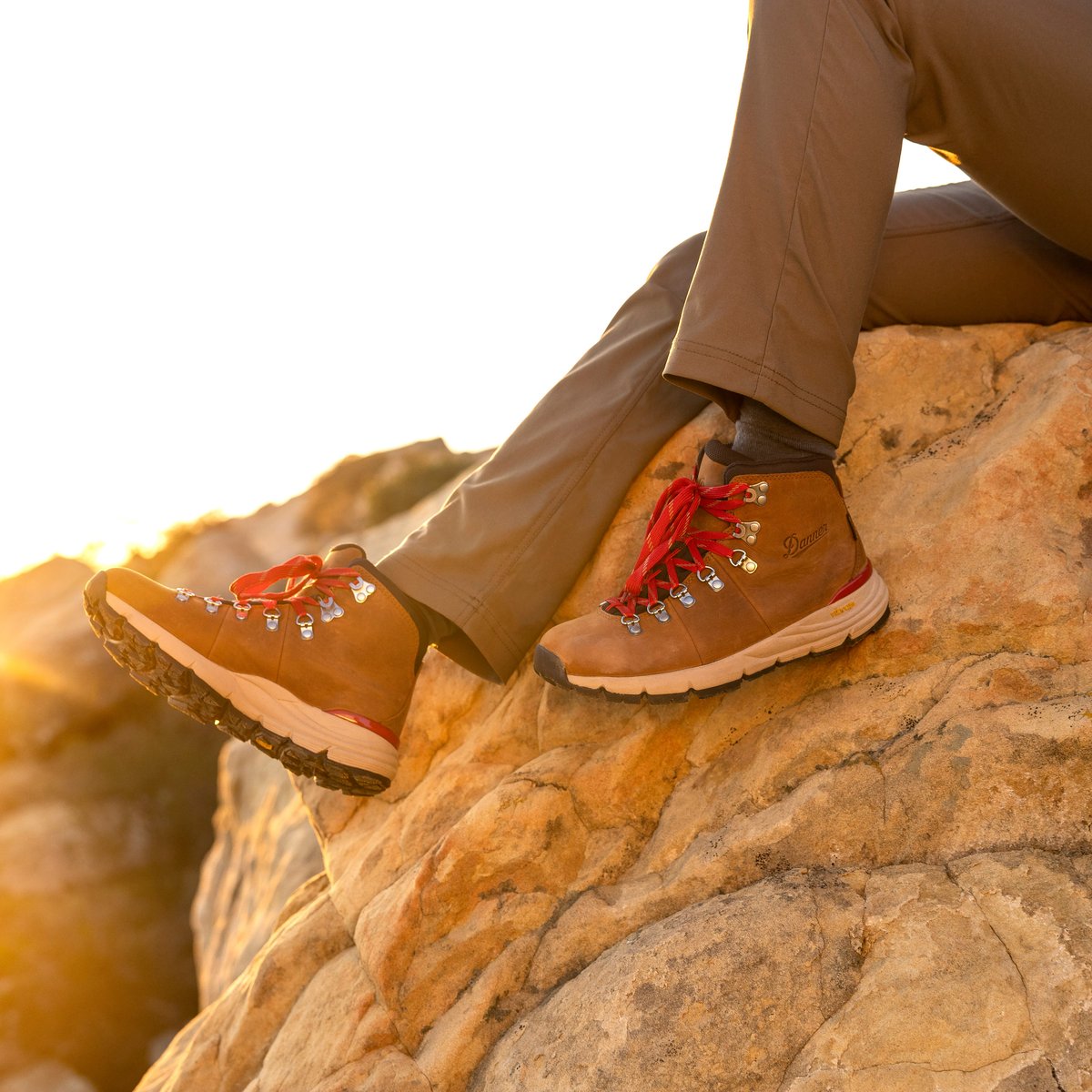Mountain 600 Leaf GTX Grizzly Brown/Rhodo Red | Danner For Sale