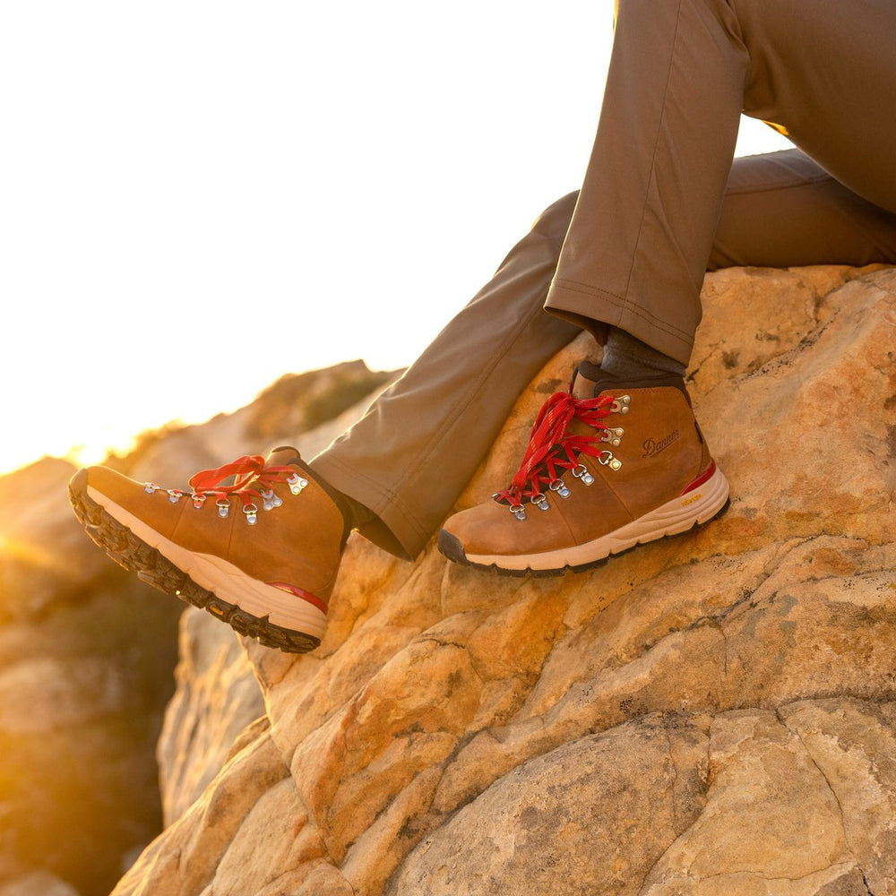 Mountain 600 Leaf GTX Grizzly Brown/Rhodo Red | Danner For Sale