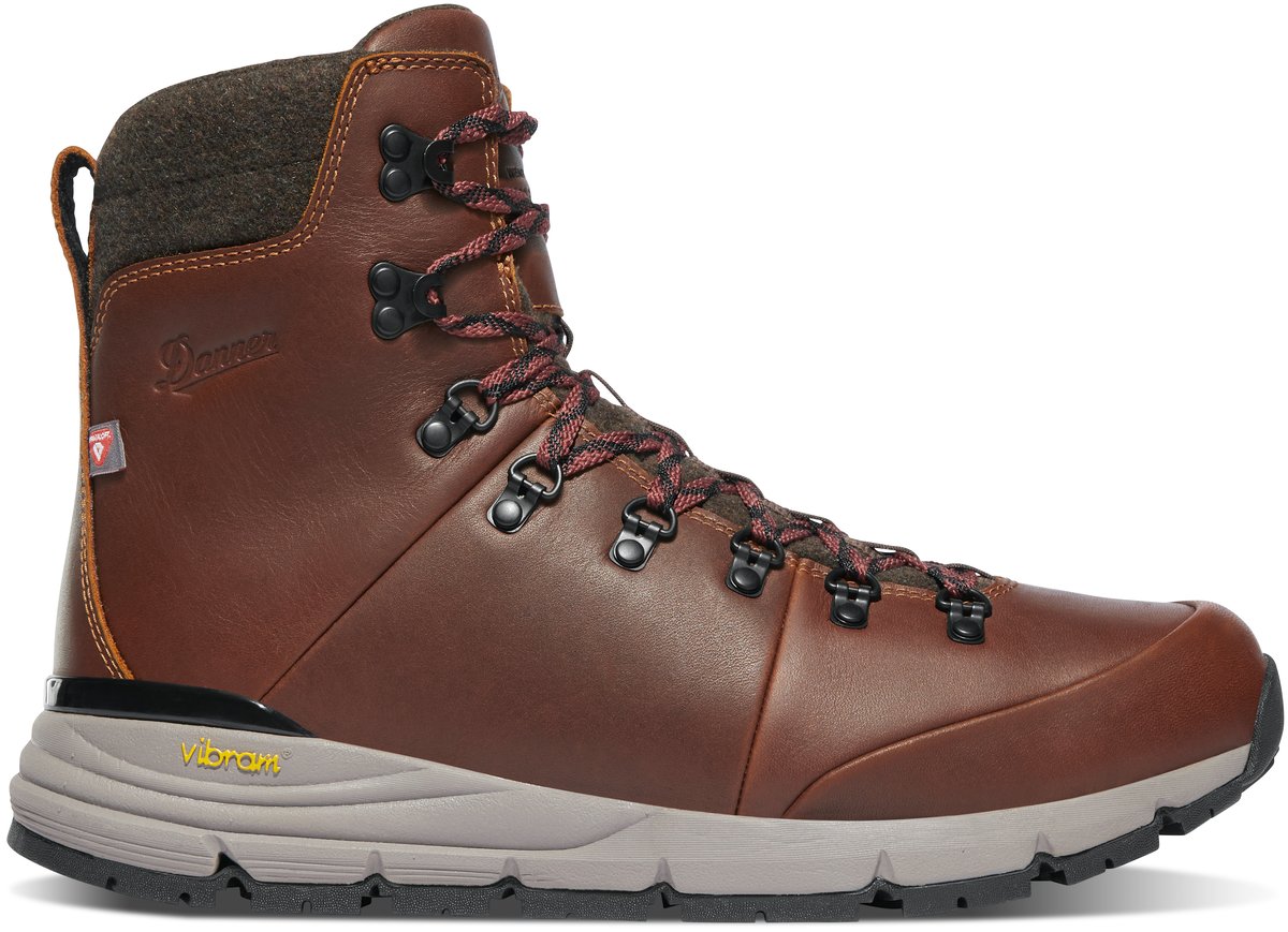 Arctic 600 Side-Zip  Roasted Pecan/Fired Brick Insulated 200G | Danner