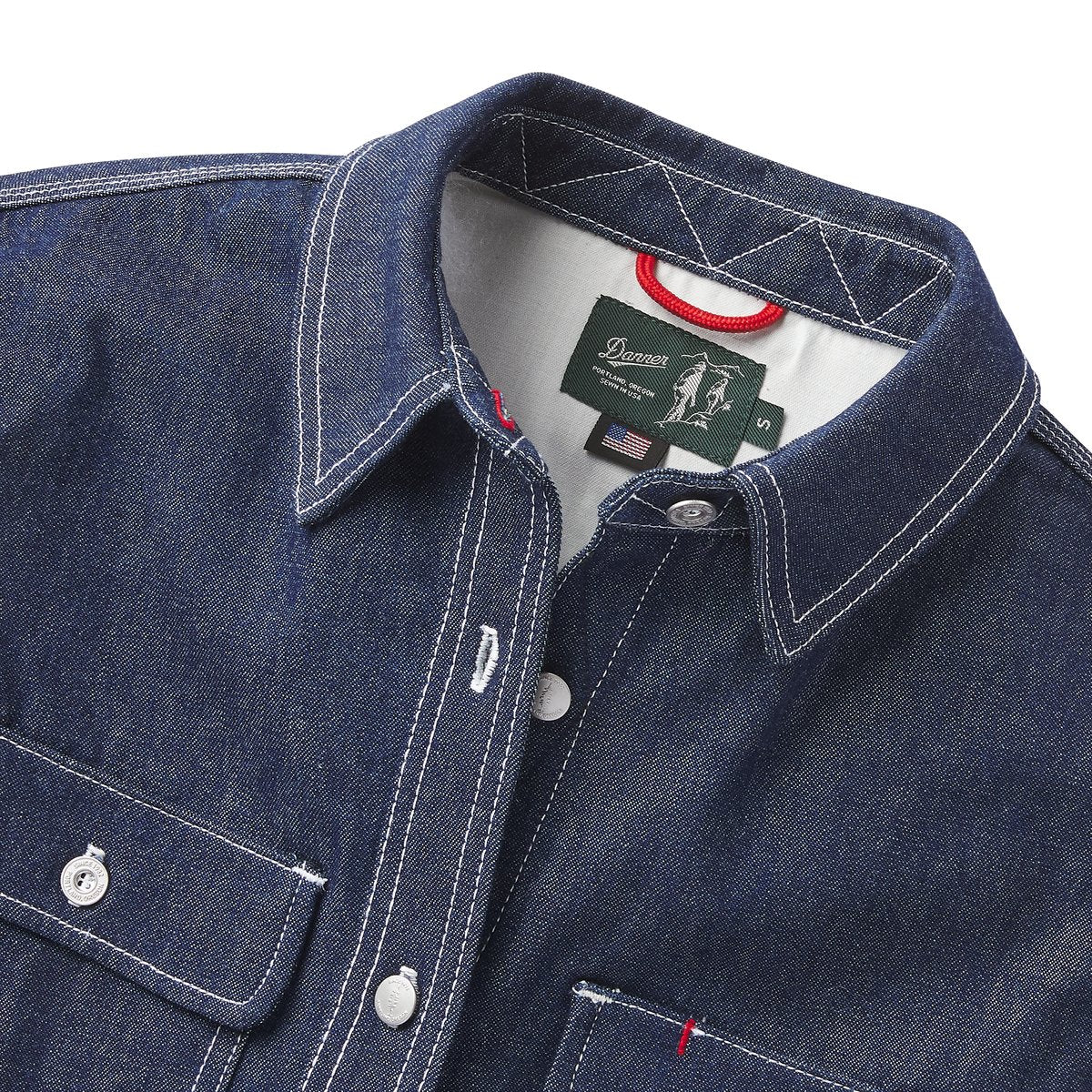 Larch Mt Denim Shirt Dark Wash Indigo | Danner