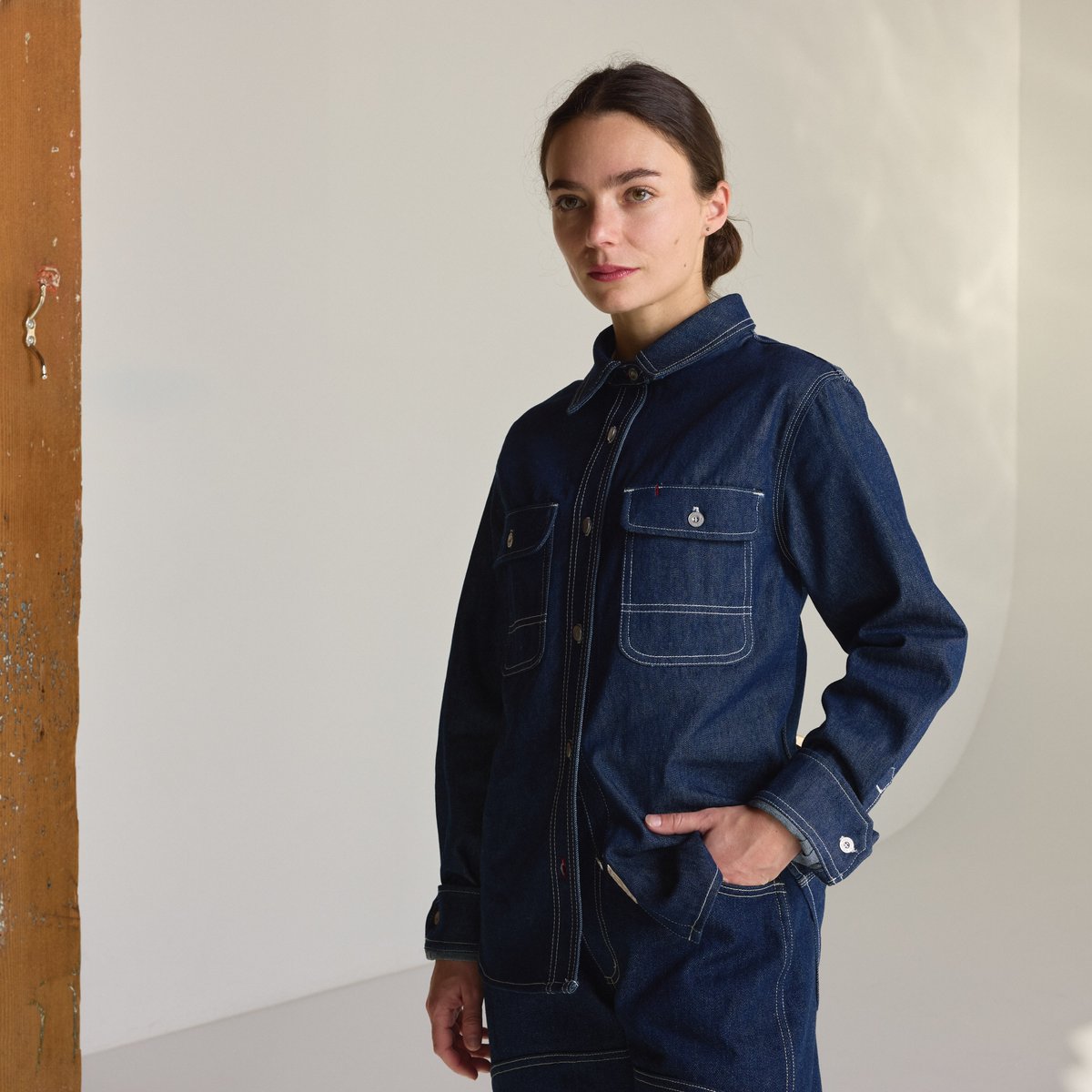 Larch Mt Denim Shirt Dark Wash Indigo | Danner