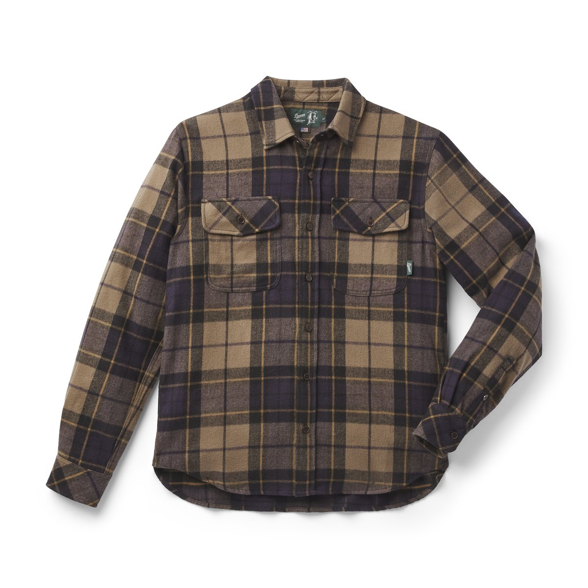 Cedar Mill Cotton Flannel Shirt  Navy/Olive Tartan Plaid | Danner On Sale