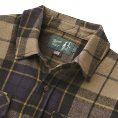 Cedar Mill Cotton Flannel Shirt  Navy/Olive Tartan Plaid | Danner On Sale
