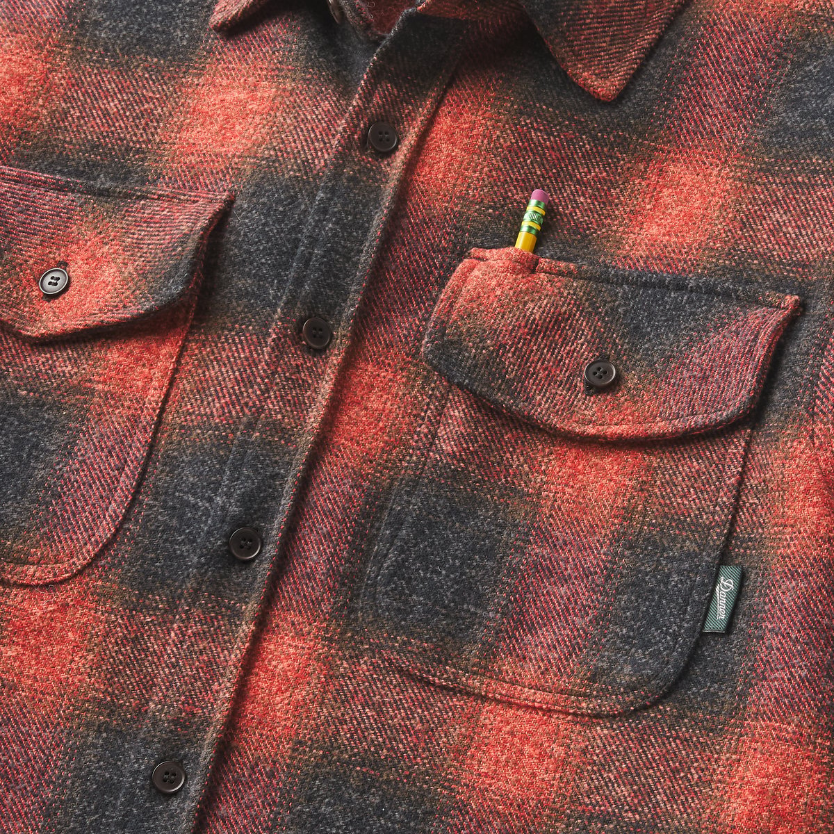 Cedar Mill Cotton Flannel Shirt  Ombre Buffalo Plaid | Danner Discount