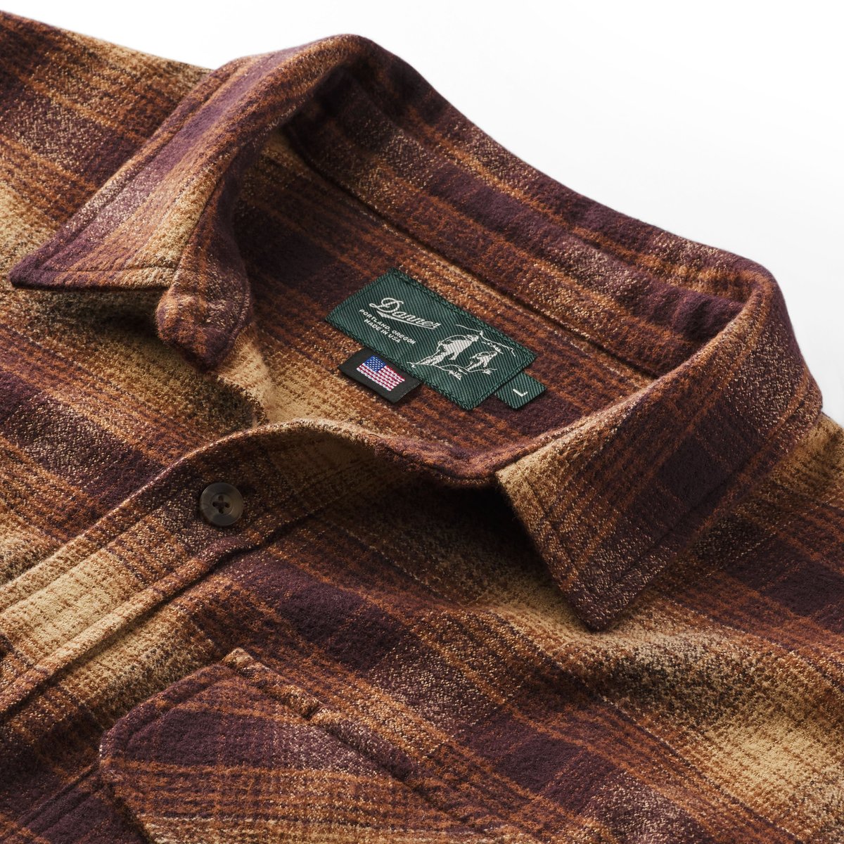 Cedar Mill Cotton Flannel Shirt  Espresso Plaid | Danner On Sale