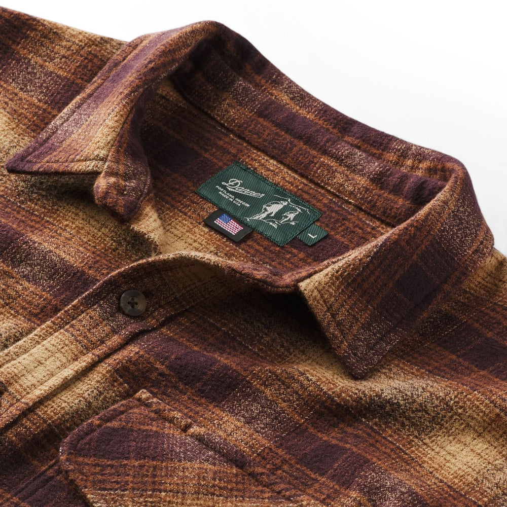 Cedar Mill Cotton Flannel Shirt  Espresso Plaid | Danner On Sale