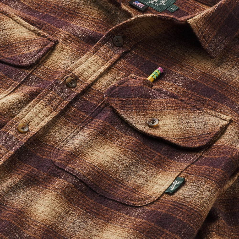Cedar Mill Cotton Flannel Shirt  Espresso Plaid | Danner On Sale