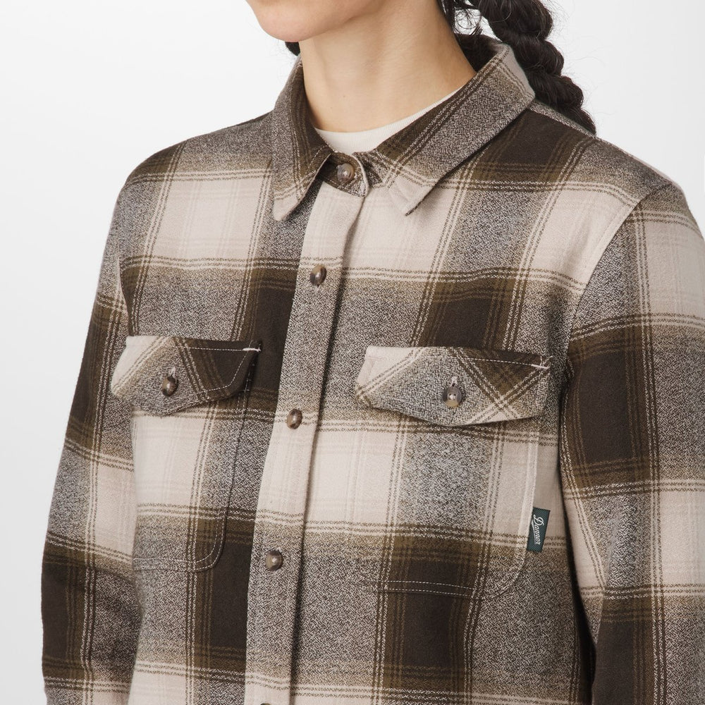 Sauvie Cotton Flannel Shirt  Earth Plaid | Danner For Sale
