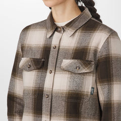 Sauvie Cotton Flannel Shirt  Earth Plaid | Danner For Sale