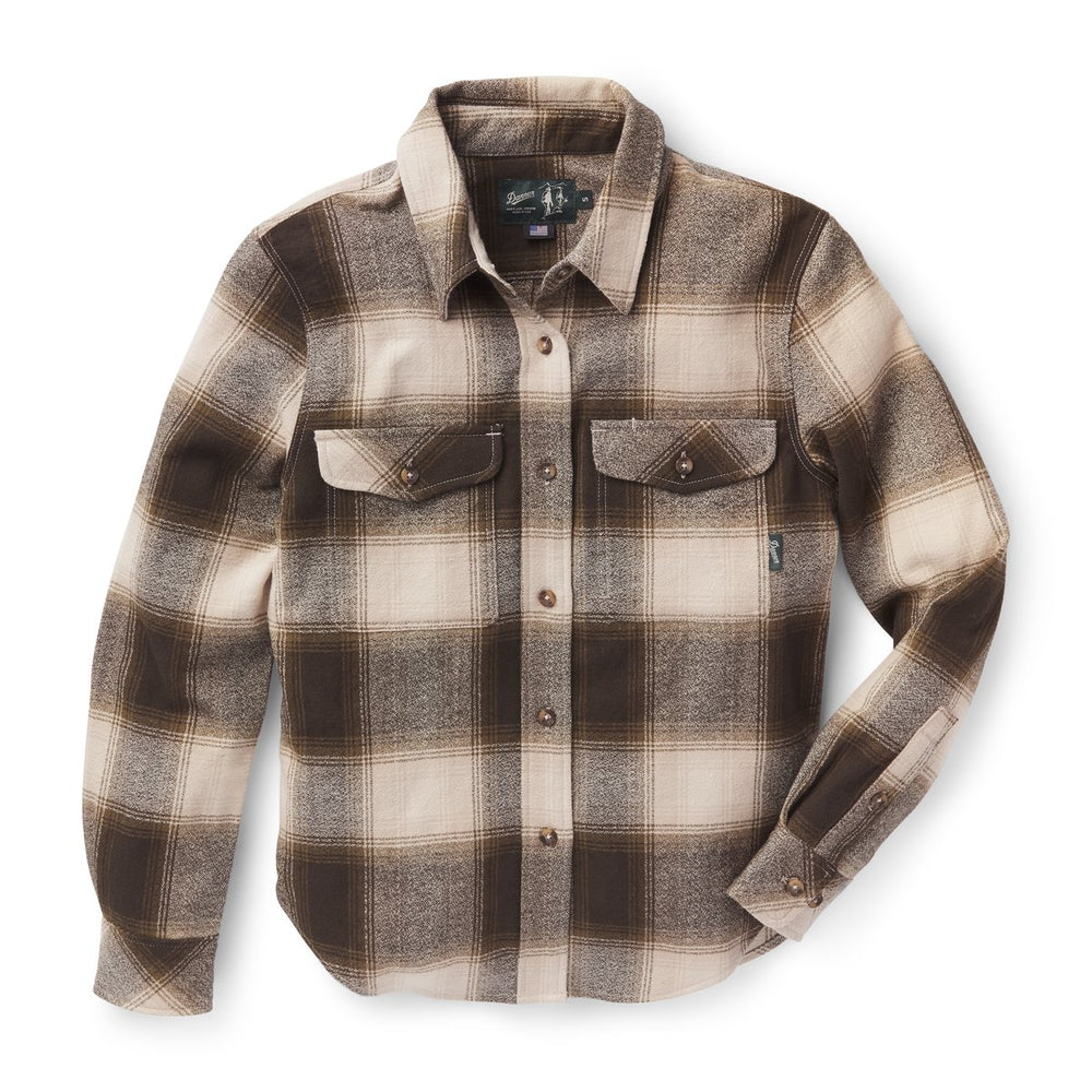 Sauvie Cotton Flannel Shirt  Earth Plaid | Danner For Sale