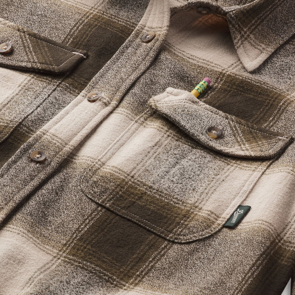 Sauvie Cotton Flannel Shirt  Earth Plaid | Danner For Sale