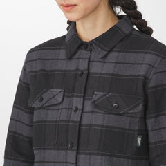 Sauvie Cotton Flannel Shirt  Black Plaid | Danner Discount