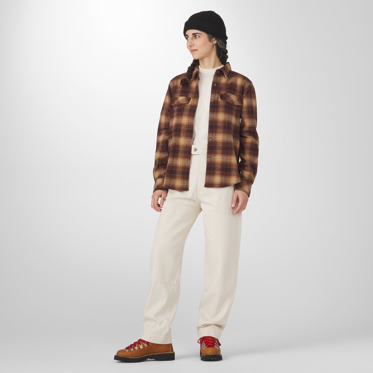 Sauvie Cotton Flannel Shirt  Espresso Plaid | Danner