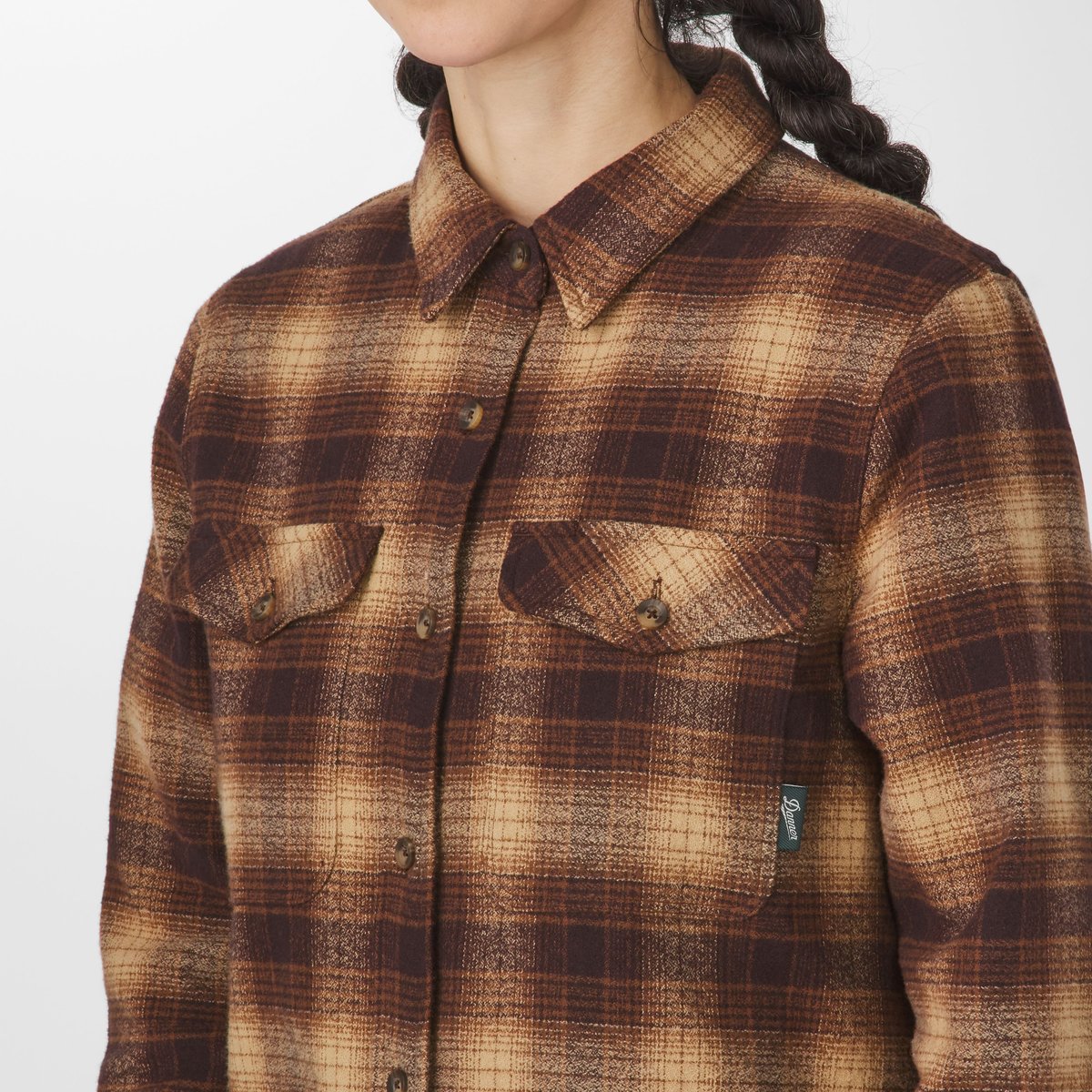 Sauvie Cotton Flannel Shirt  Espresso Plaid | Danner