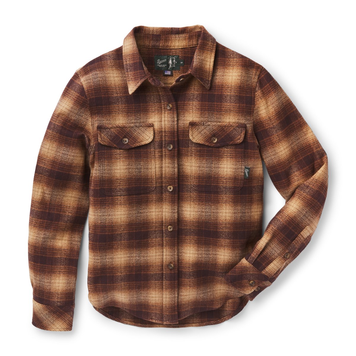 Sauvie Cotton Flannel Shirt  Espresso Plaid | Danner