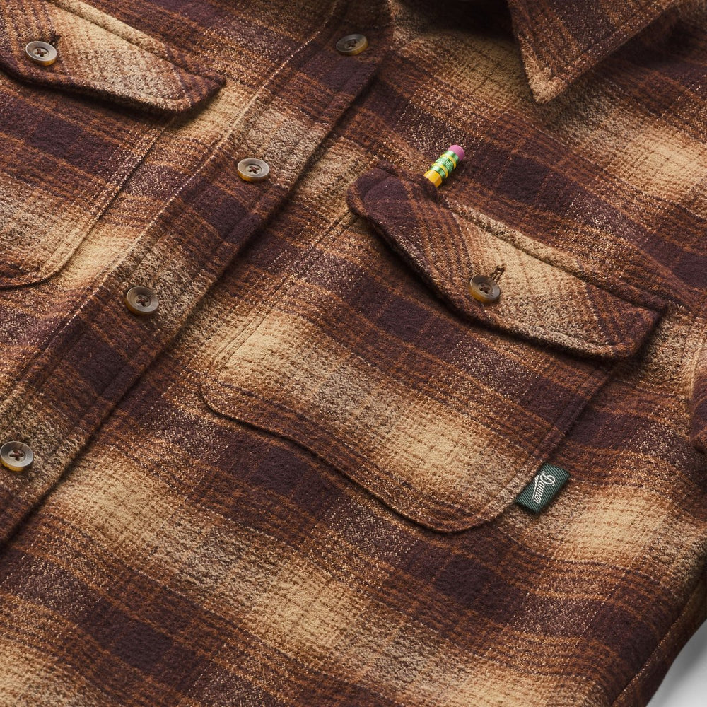 Sauvie Cotton Flannel Shirt  Espresso Plaid | Danner
