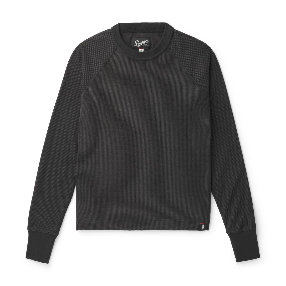 Santiam Waffle LS Tee Black | Danner For Sale