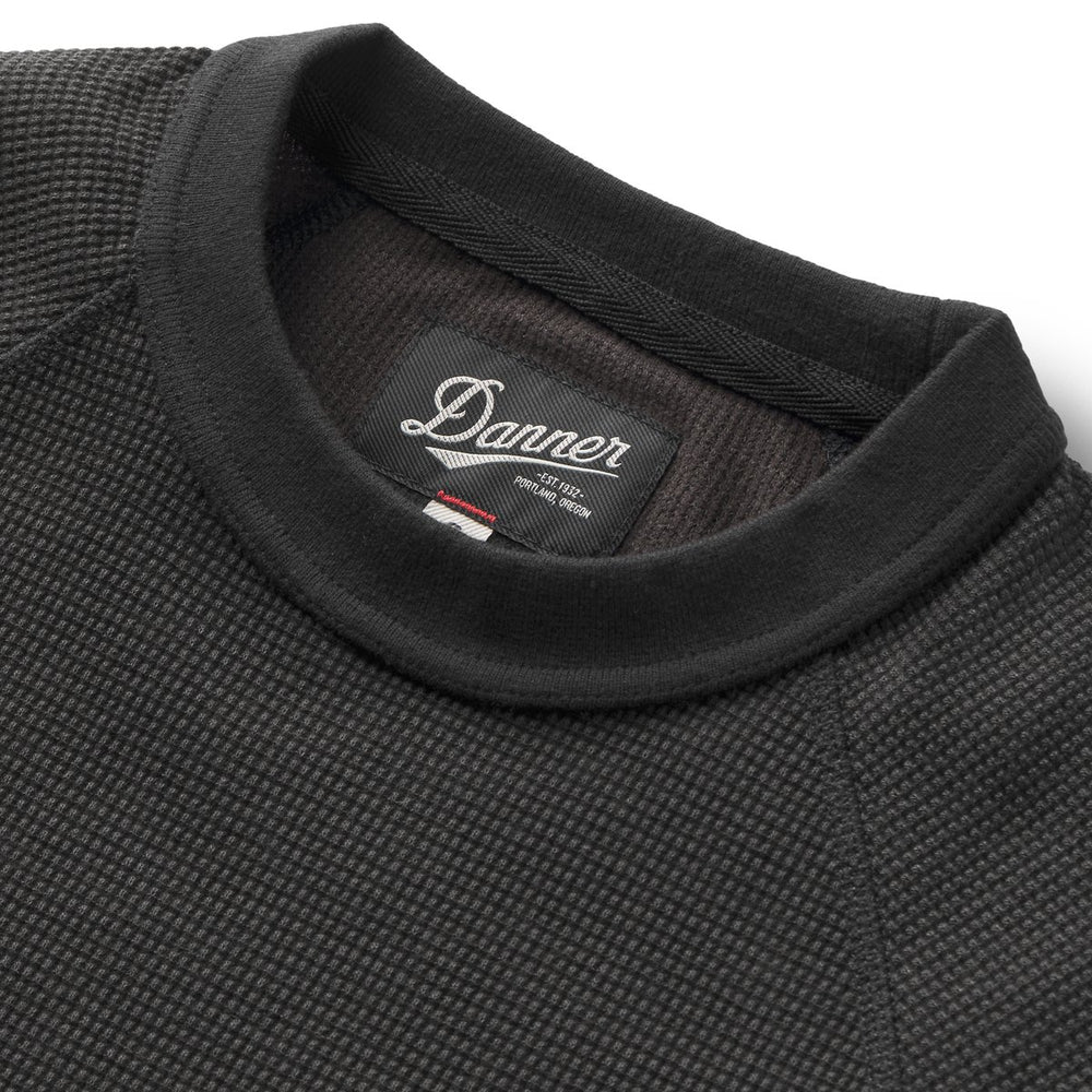Santiam Waffle LS Tee Black | Danner For Sale