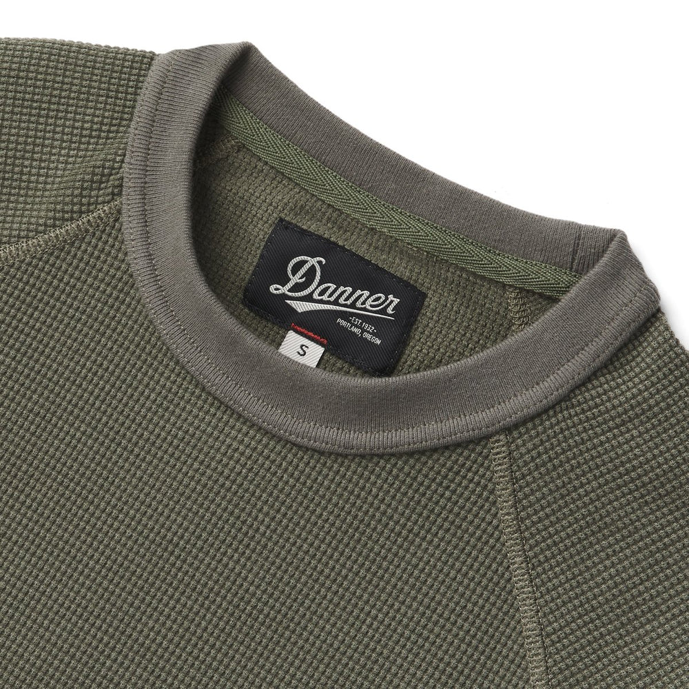 Santiam Waffle LS Tee Dusty Olive | Danner Discount