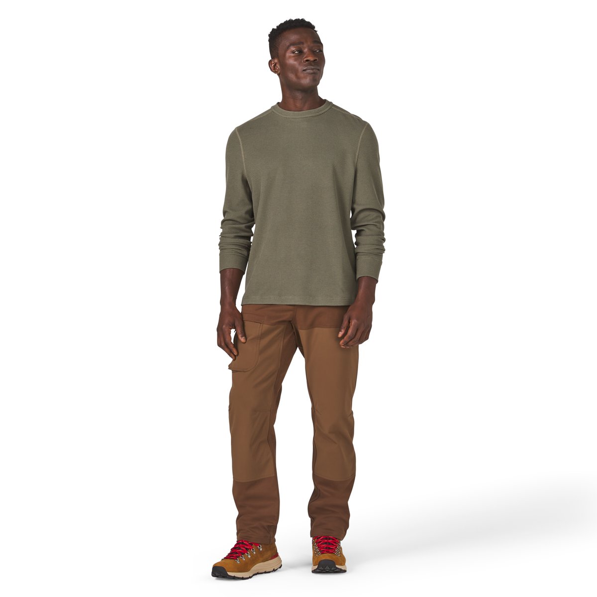 Santiam Waffle LS Tee Dusty Olive | Danner For Sale