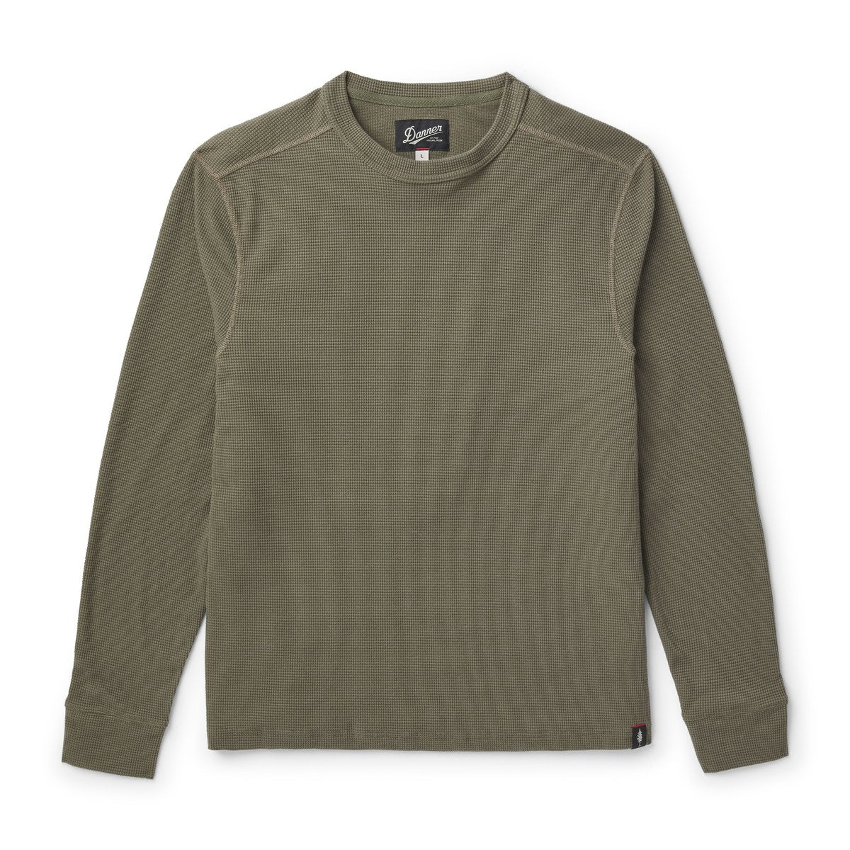 Santiam Waffle LS Tee Dusty Olive | Danner For Sale