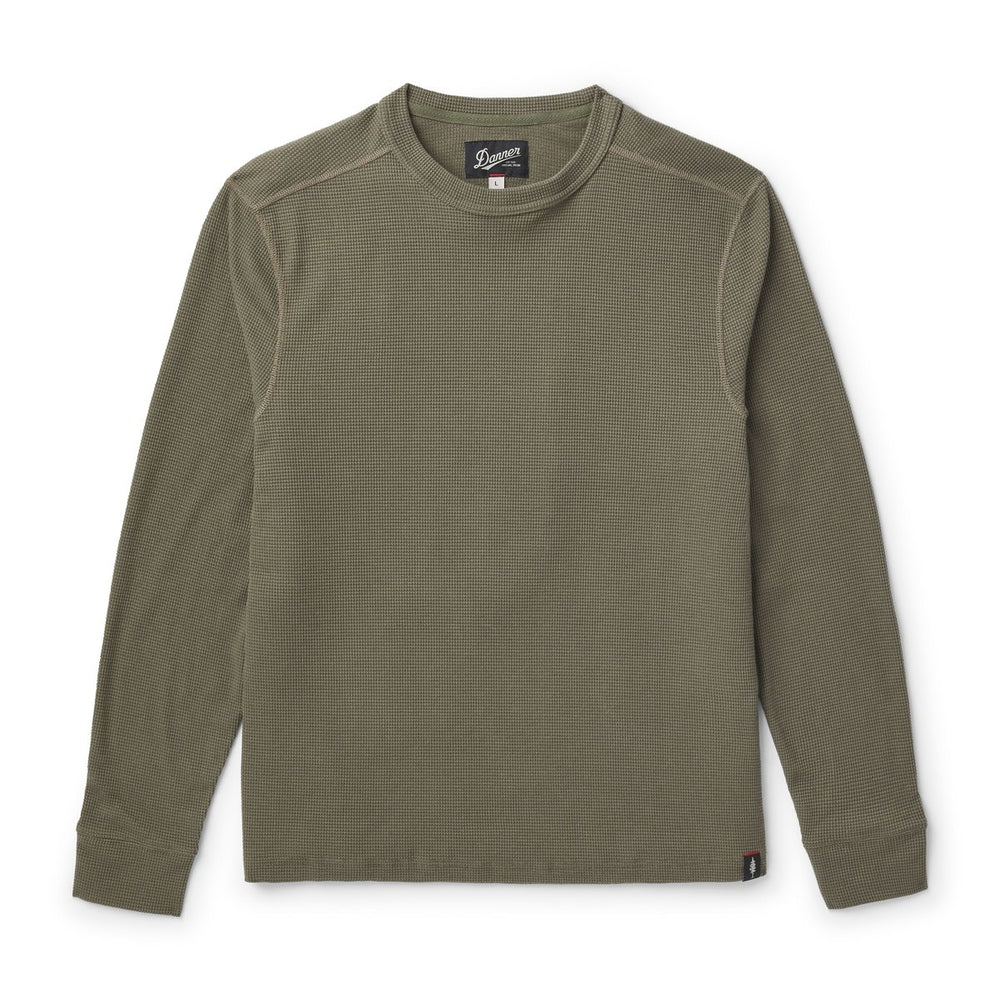 Santiam Waffle LS Tee Dusty Olive | Danner For Sale