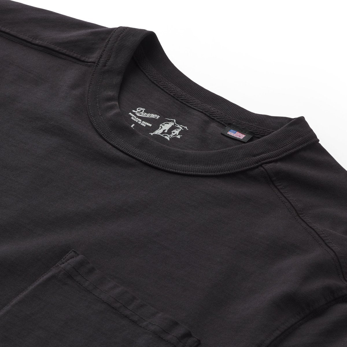 Heavyweight Pocket Tee Black | Danner Discount